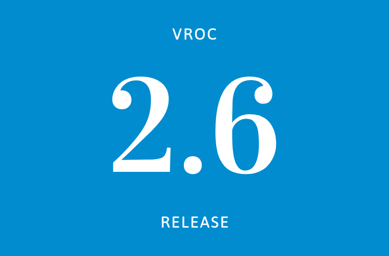 VROC 2.6 product announcement