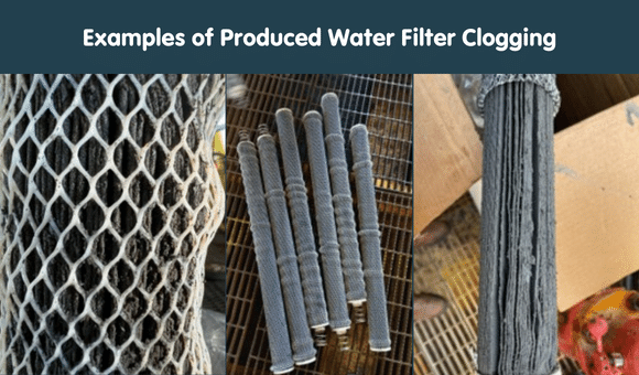 Examples of Produced Water Filter clogging events in oil and gas