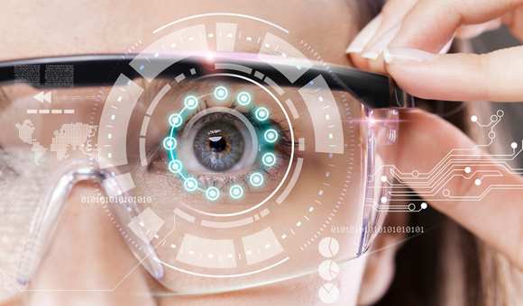 industrial tech trends of 2023 - smart glasses with AR technology image
